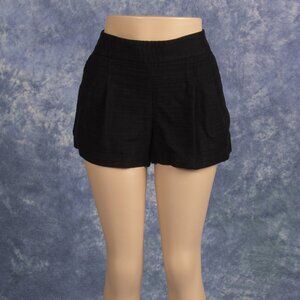 J.crew Black Dressy Linen Blend Shorts Sz 8